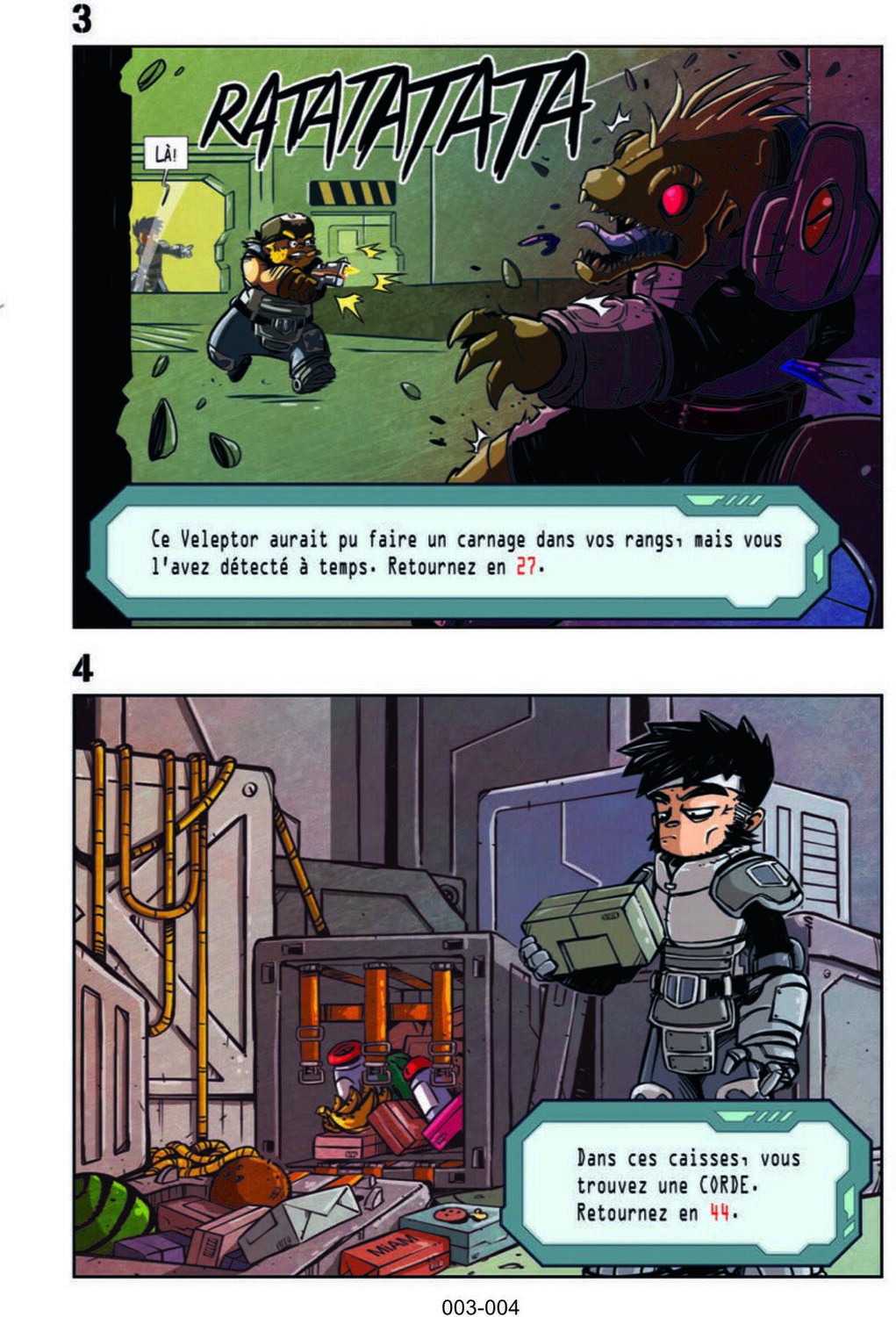 Space Unit: La BD Dont Vous Êtes le Héros Page