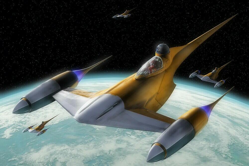 Star Wars: X-Wing - Chasseur Royal Naboo N-1 Artwork