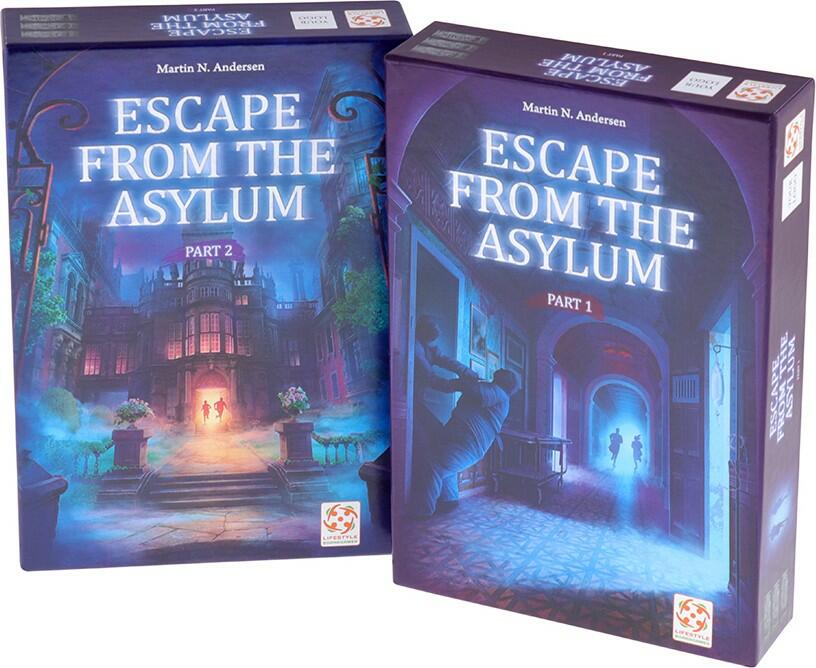 Escape from the Asylum Cover 3d