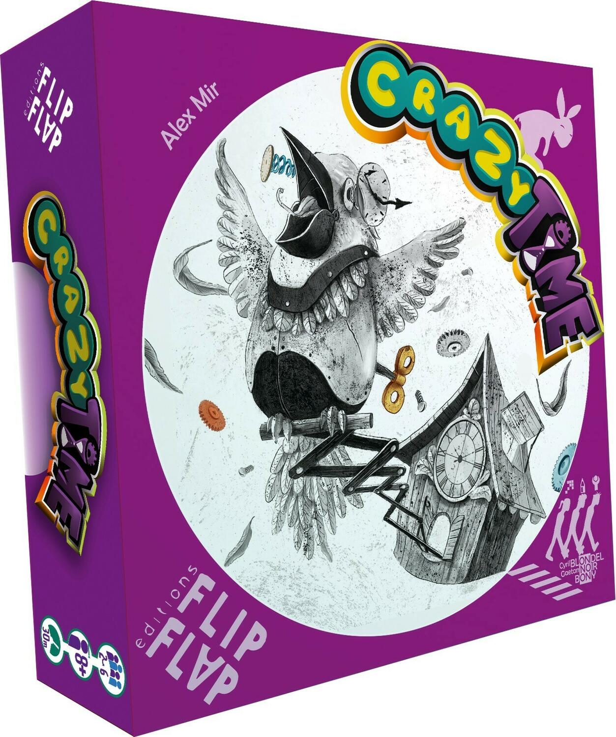 Crazy Time Flip Flap Cover 3d