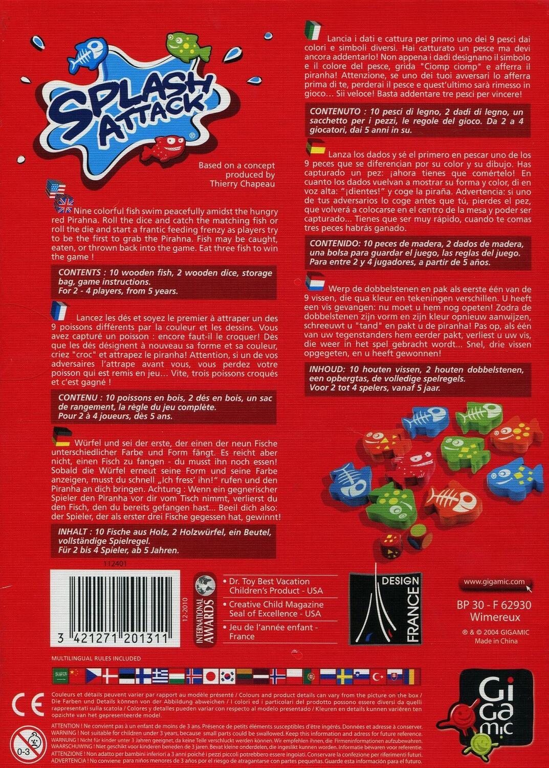 Splash Attack 2010 Back