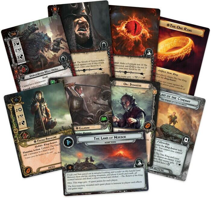 Le Seigneur des Anneaux: Le Jeu de Cartes - La Montagne de Feu Cartes