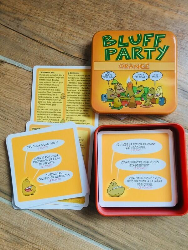 Bluff Party Orange Contenu