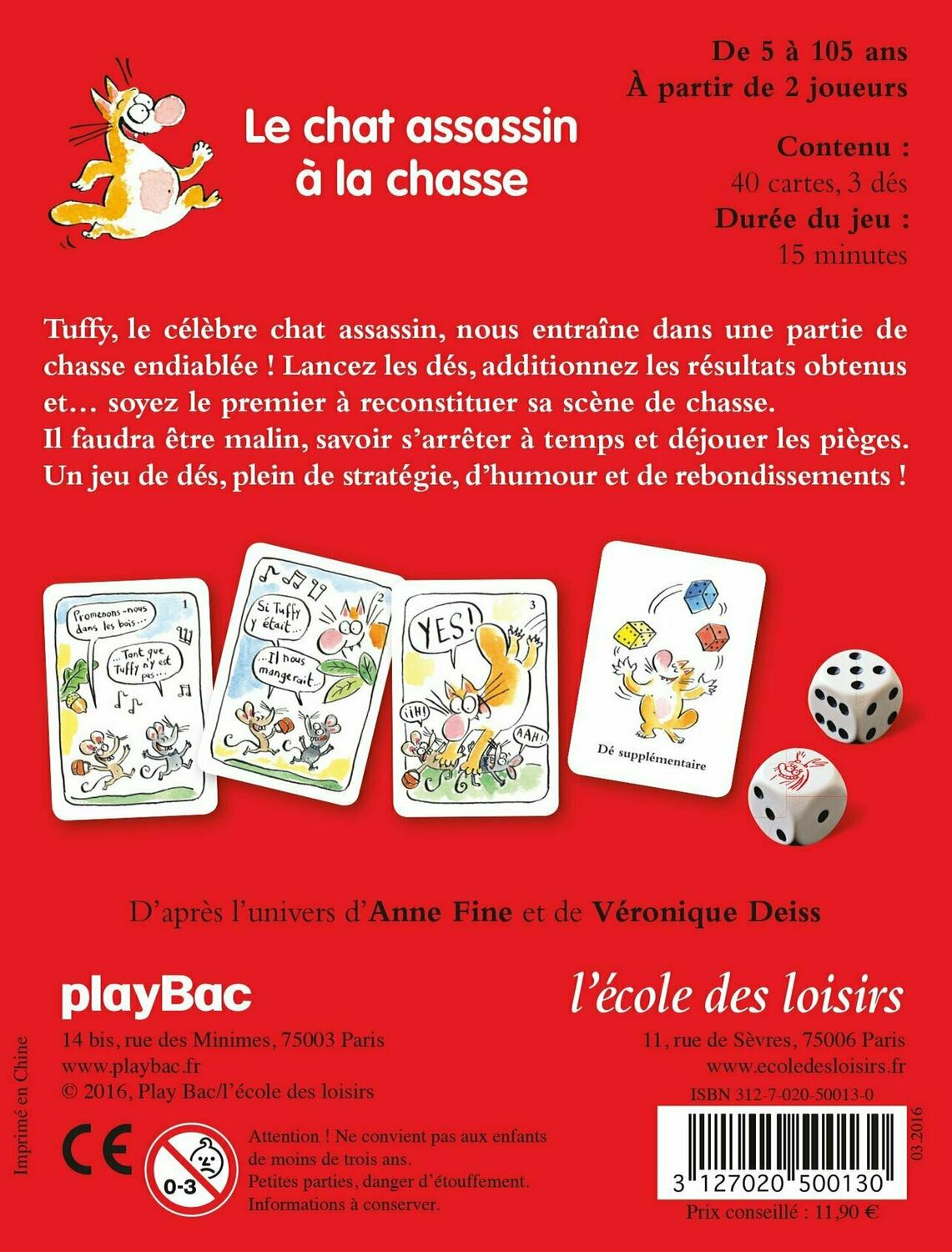 Le Chat Assassin à la Chasse Back