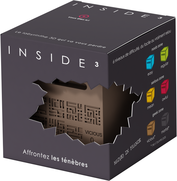 Inside³: Vicious (Marron) Cover Transparent