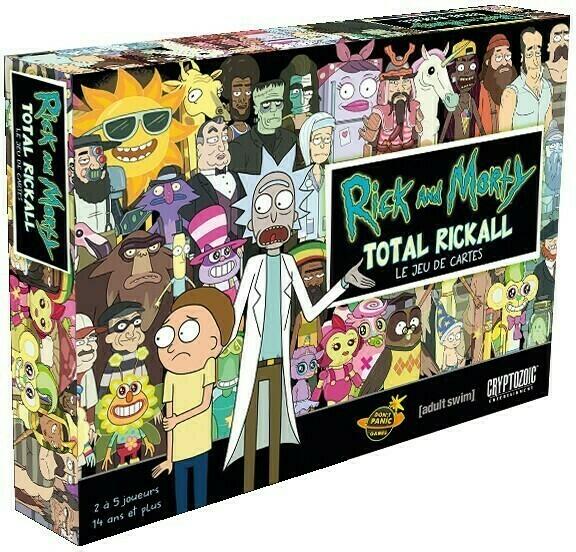 Rick and Morty: Total Rickall - Le Jeu de Cartes Cover 3d