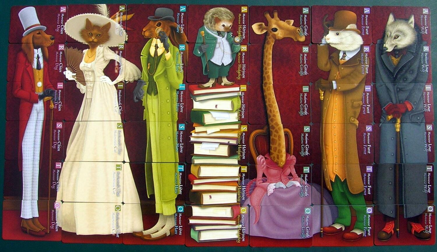 Aristo'zzle: Jeu des 7 Familles Cartes