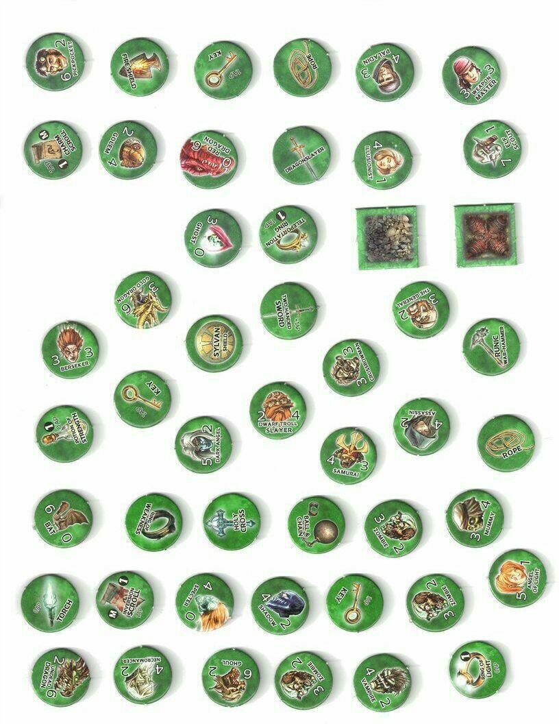 Dungeon Twister: 3/4 Joueurs Tuiles