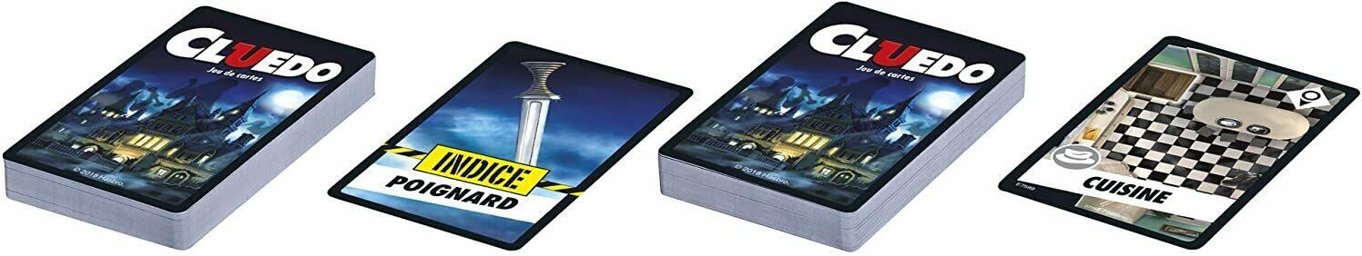 Cluedo: Jeu de Cartes Cartes