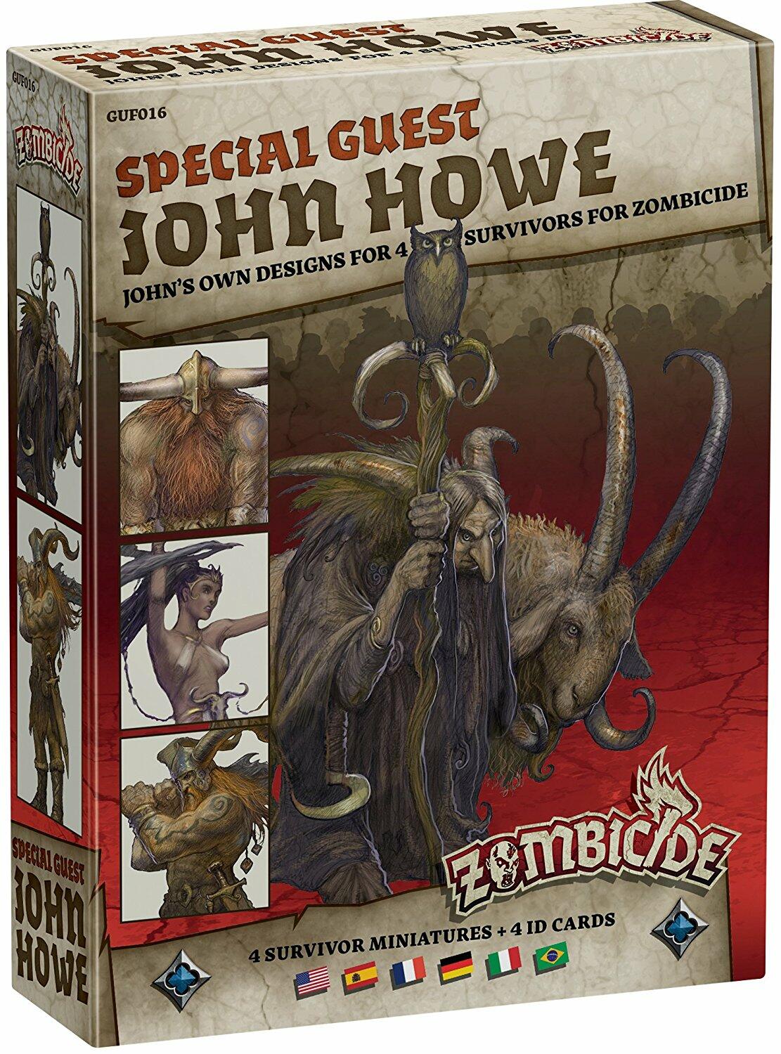 Zombicide: Black Plague - Special Guest - John Howe Cover 3d