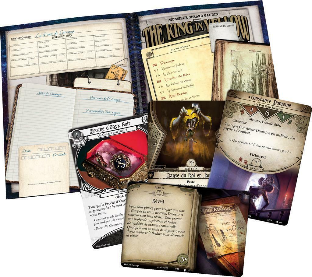 Horreur à Arkham: Le Jeu de Cartes - La Route de Carcosa - Campagne Eclate