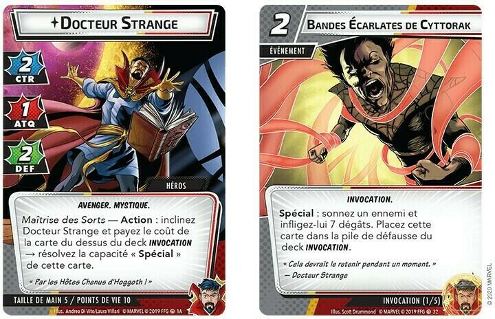 Marvel Champions: Le Jeu de Cartes - Docteur Strange Cartes