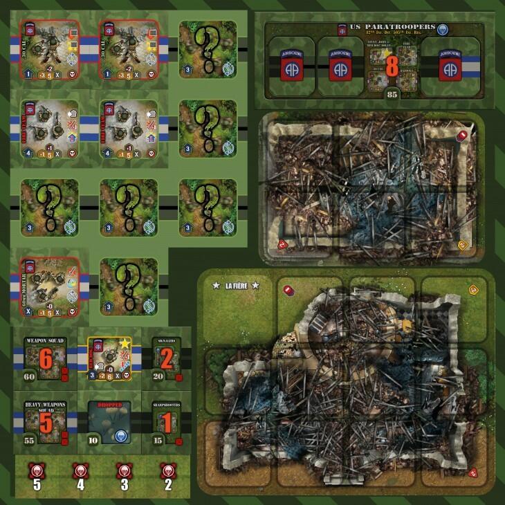 Heroes of Normandie: Sainte-Mère Eglise Tuiles