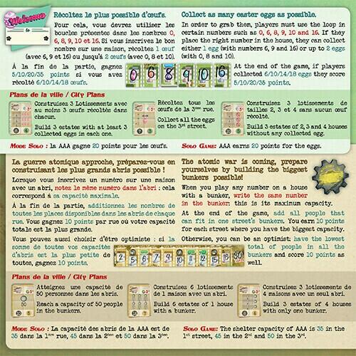 Welcome to Your Perfect Home: Chasse aux Oeufs & Guerre Atomique & Nouveau Mode Solo Règle