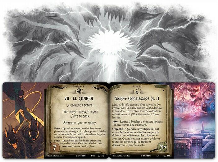 Horreur à Arkham: Le Jeu de Cartes - Dans les Griffes du Chaos Artwork