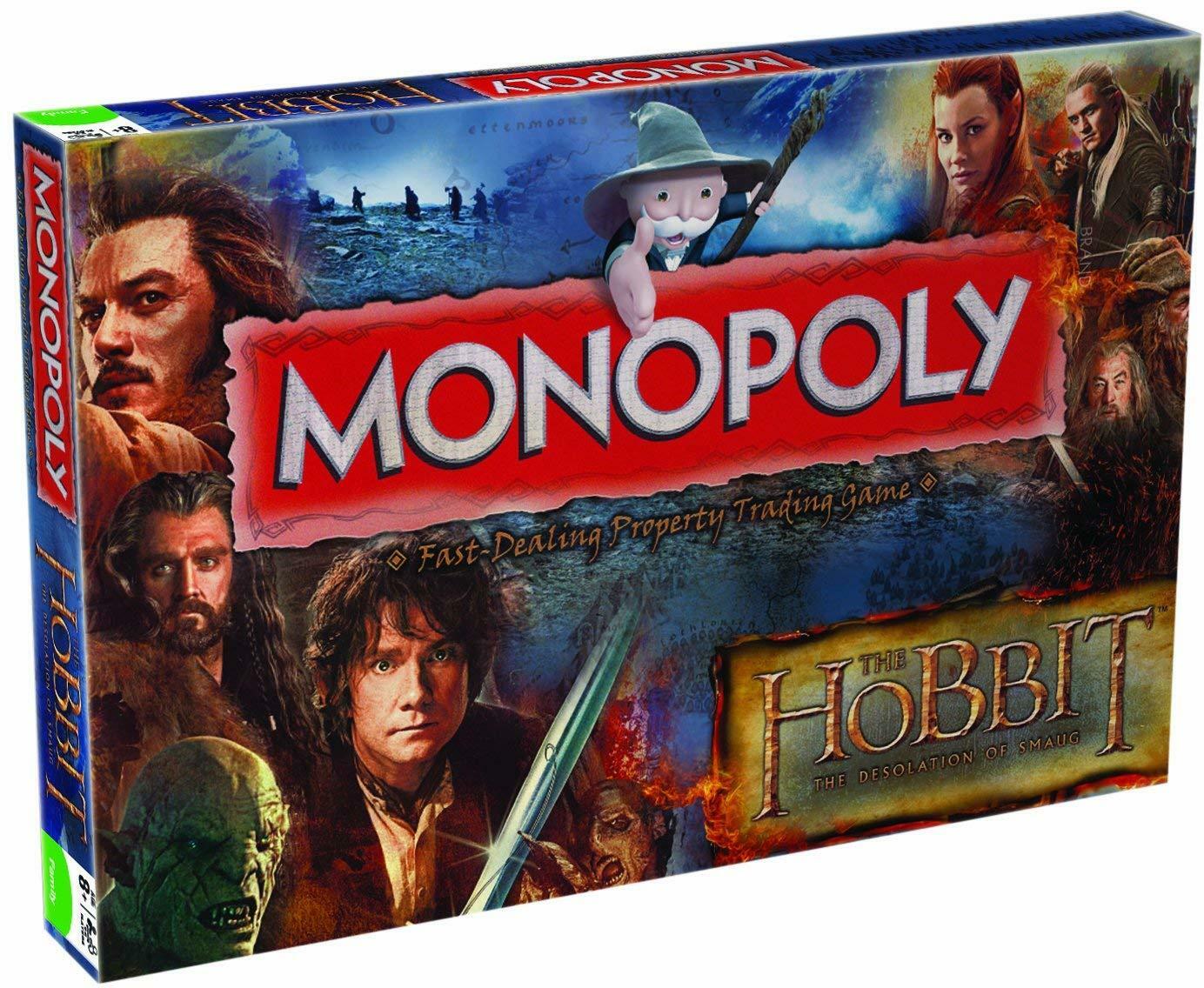 Monopoly: The Hobbit - Desolation of Smaug Cover 3d