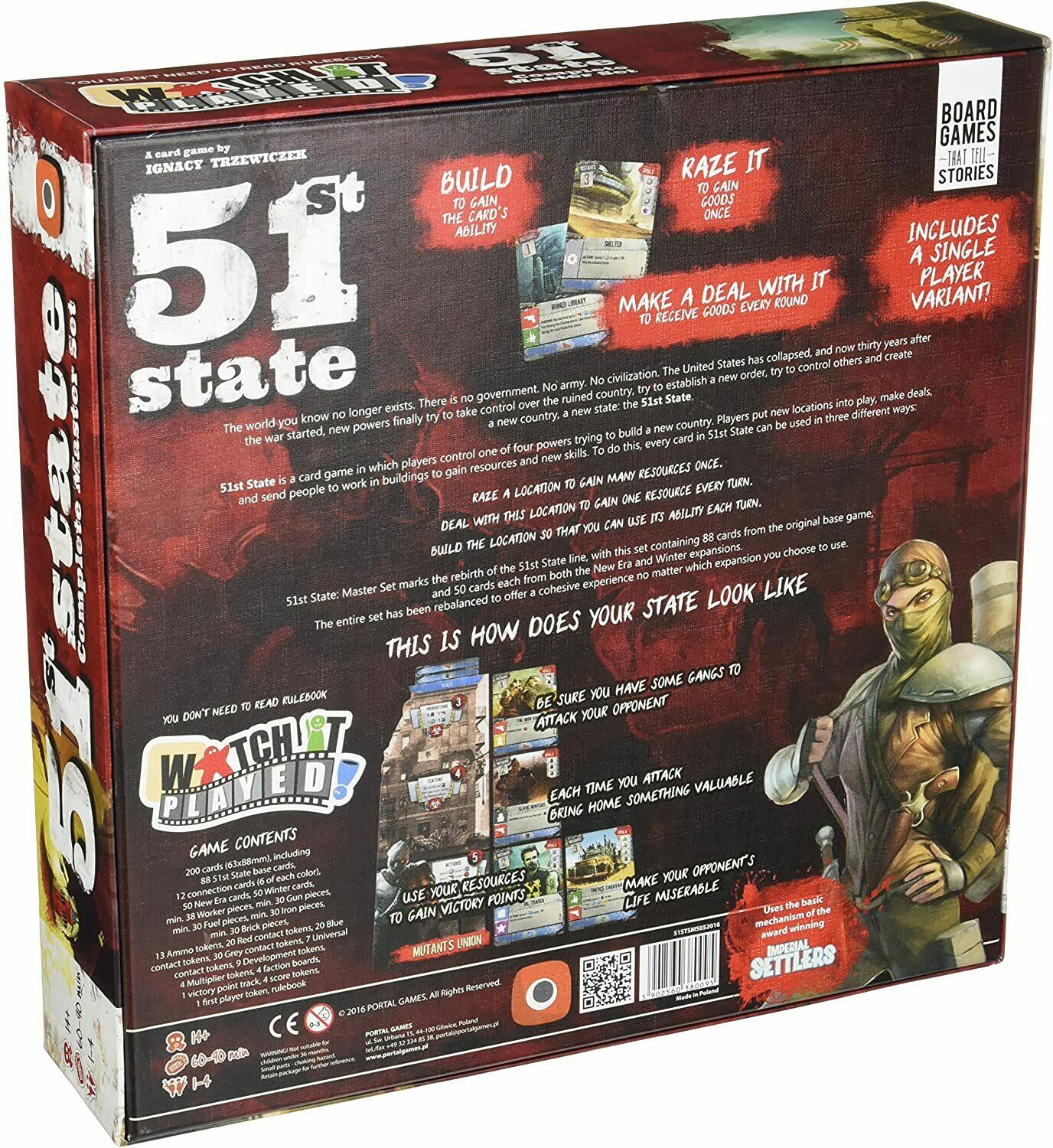 51st State: Master Set English Back 3d