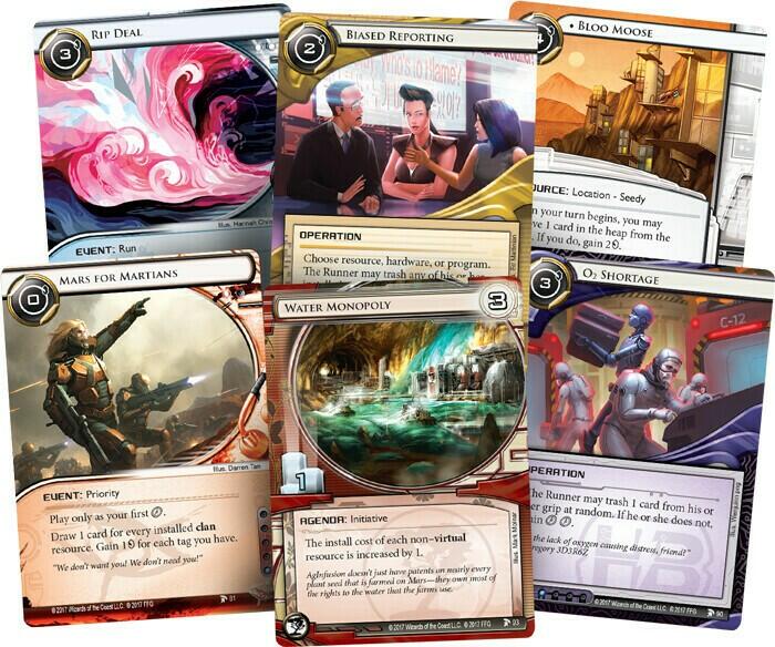 Android: Netrunner - Mars Libérée Cartes