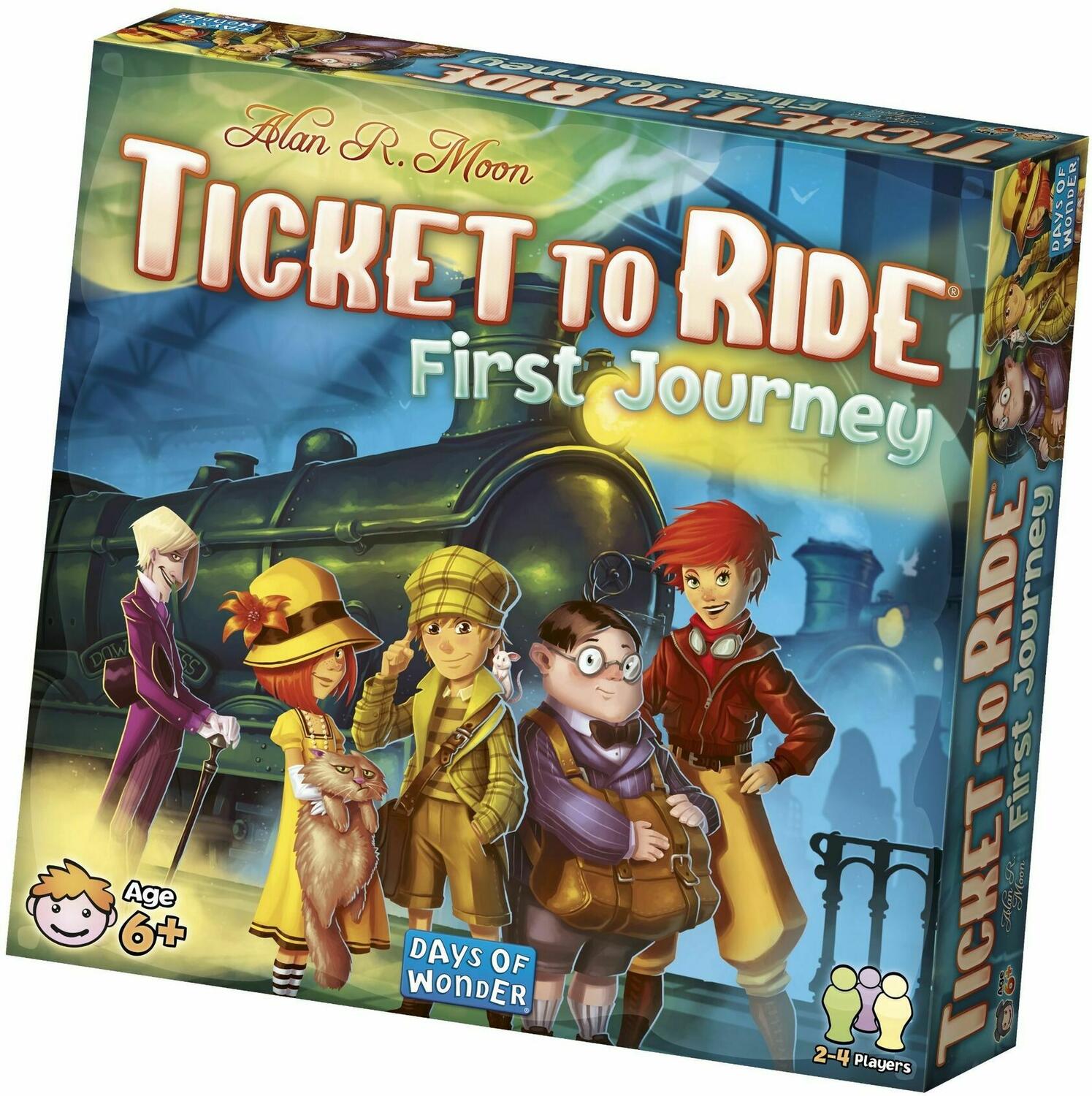 Ticket to Ride: First Journey (USA) Cover 3d