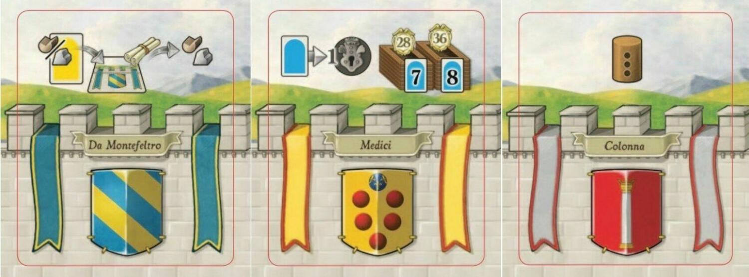 Lorenzo le Magnifique: Maisons de la Renaissance Cartes