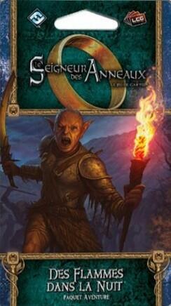 Le Seigneur des Anneaux: Le Jeu de Cartes - Des Flammes dans la Nuit Cover