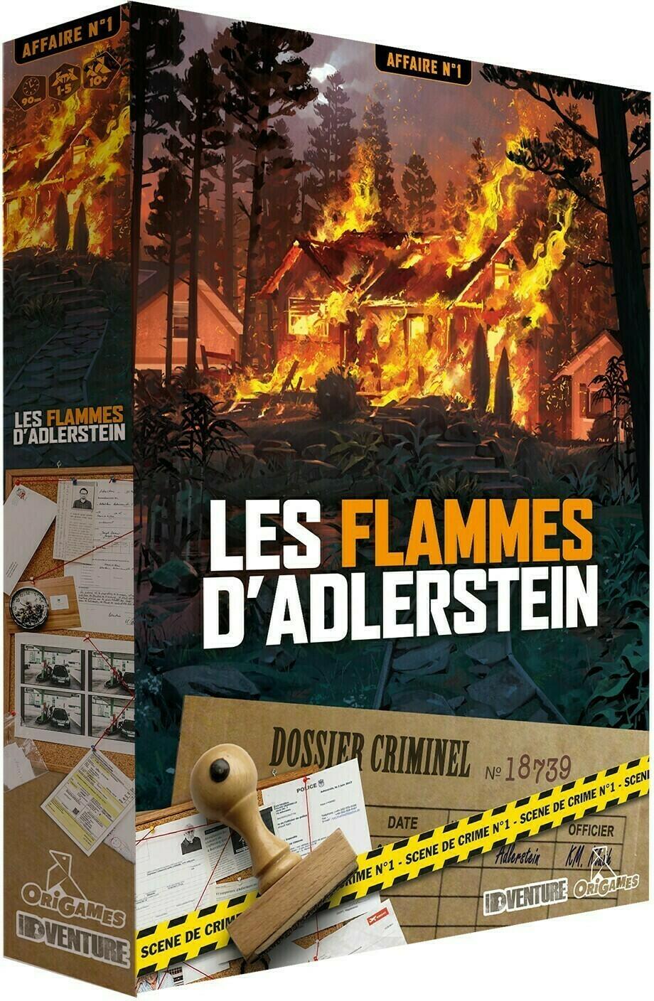 Dossier Criminel: Affaire n°1 - Les Flammes d'Adlerstein Cover 3d