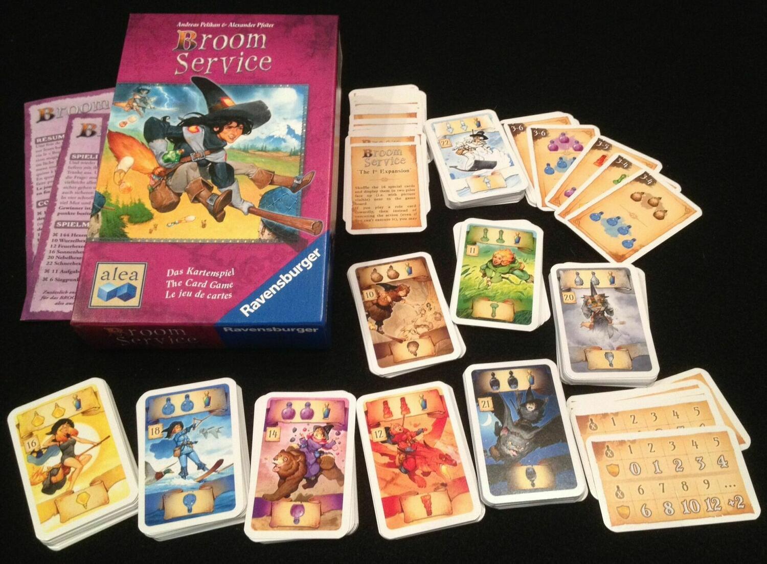 Broom Service: Le Jeu de Cartes Eclate