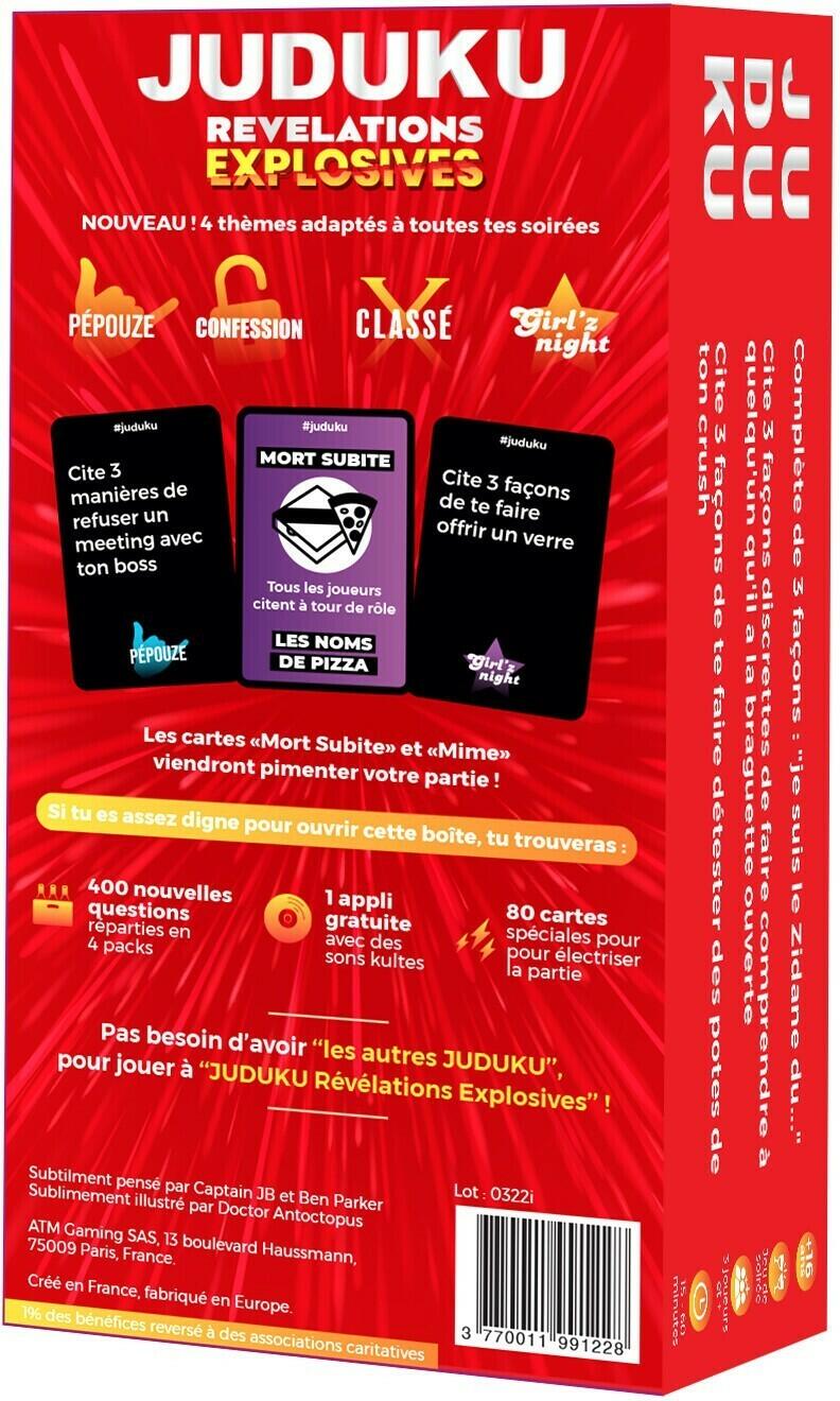 Juduku: Révélations Explosives Back 3d