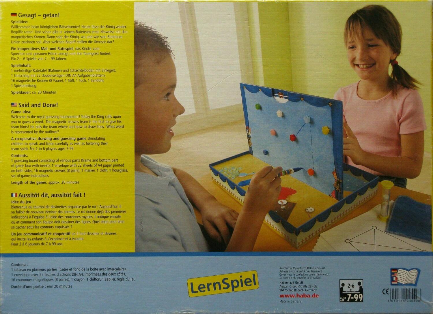 Gesagt - Getan! Back