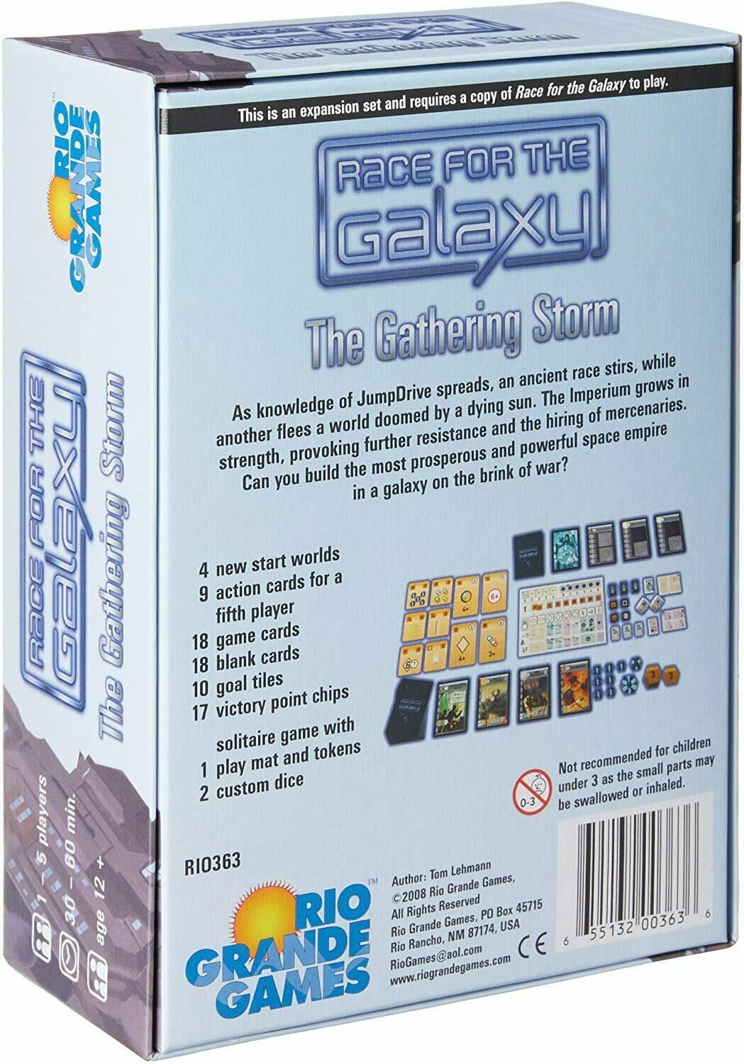 Race for the Galaxy: The Gathering Storm Back 3d