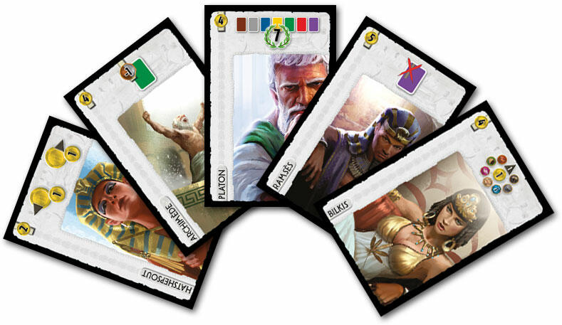 7 Wonders: Leaders Cartes