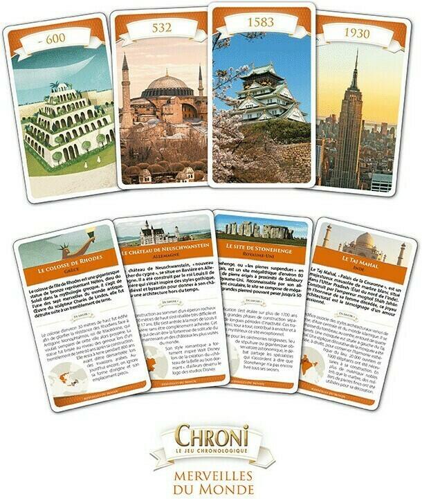 Chroni: Merveilles du Monde Cartes