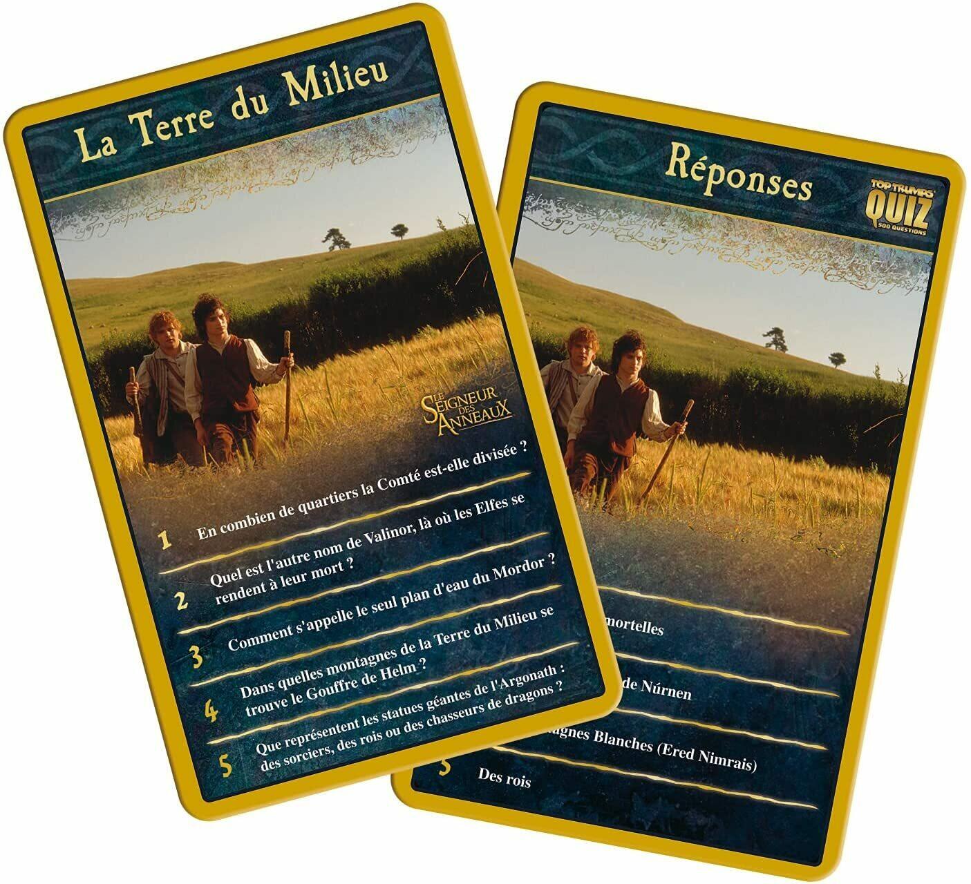 Top Trumps: Quiz - Le Seigneur des Anneaux Cartes