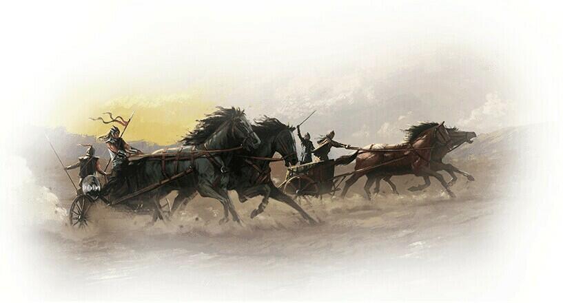 Le Seigneur des Anneaux: Le Jeu de Cartes - Le Défi des Gens-des-Chariots Artwork