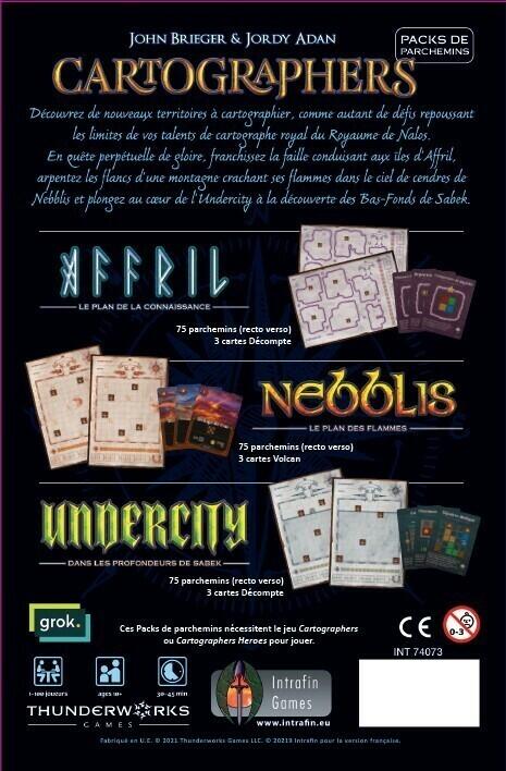 Cartographers: Packs de Parchemins Back