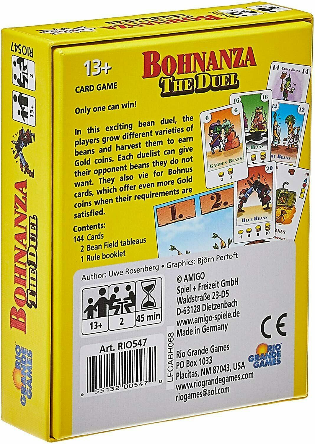 Bohnanza: The Duel Back 3d