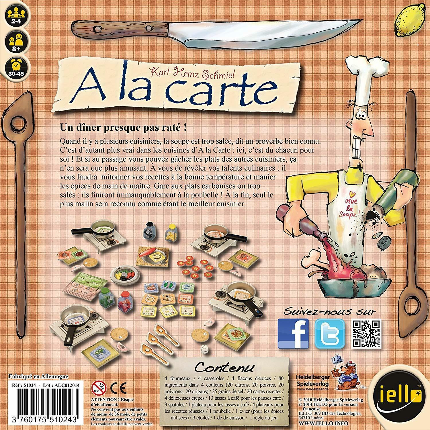 À la Carte 2014 Back