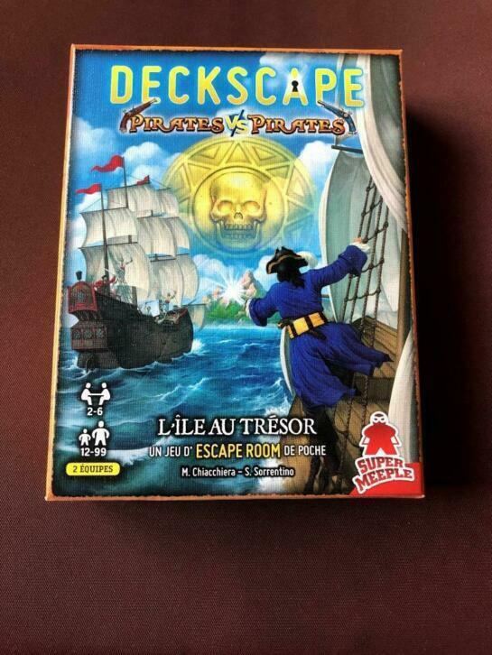 Deckscape: Pirates vs Pirates - L'Île au Trésor Cover 3d
