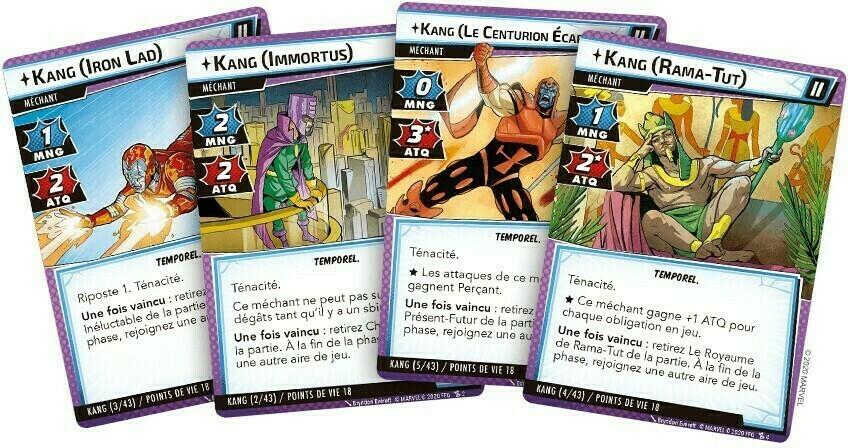 Marvel Champions: Le Jeu de Cartes - Kang le Conquérant Cartes