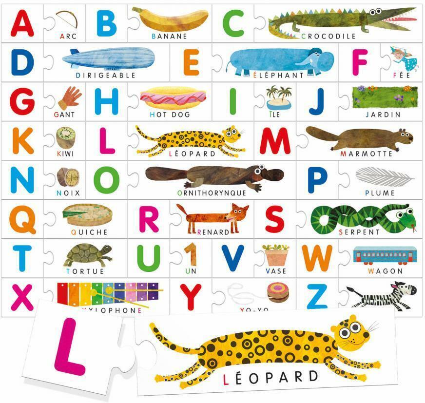 Alphabet Tactile: Montessori Eclate