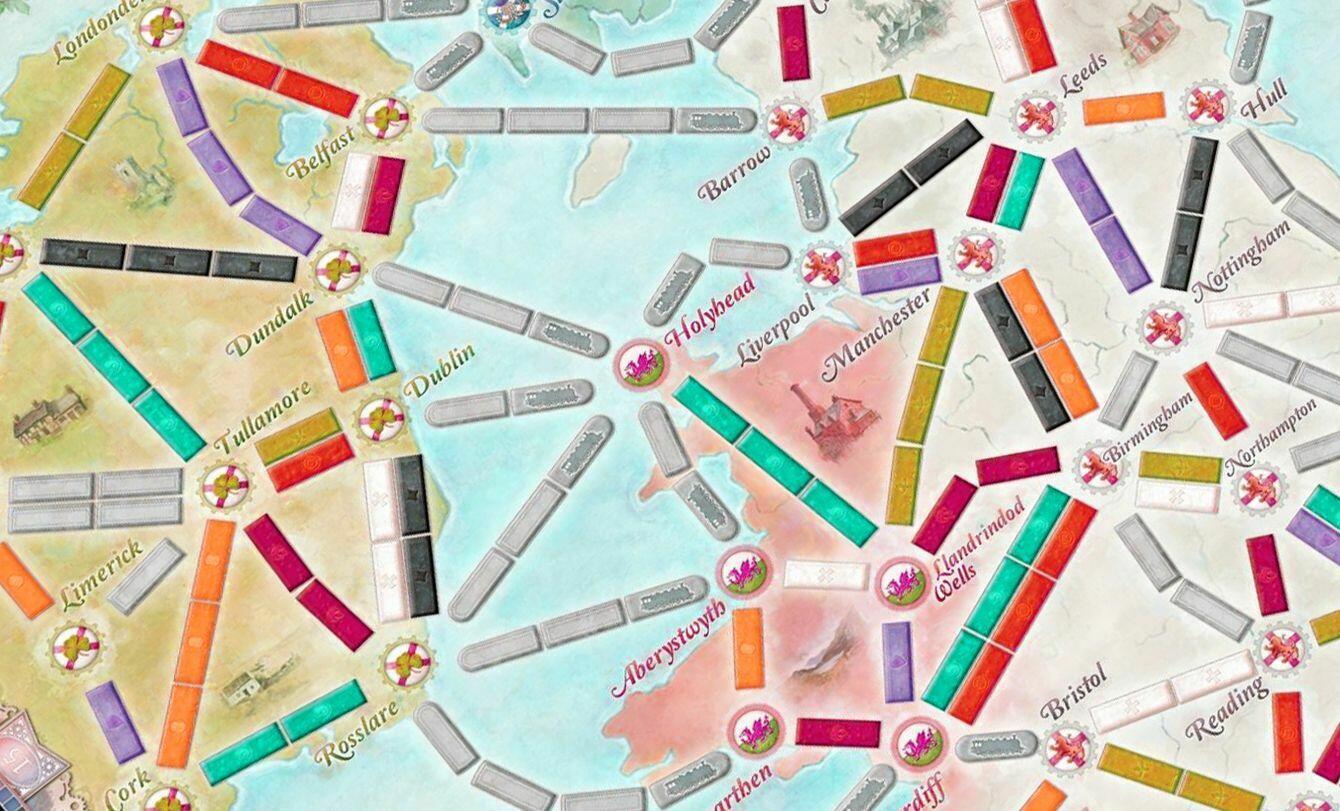 Les Aventuriers du Rail: Map Collection 5 - United Kingdom & Pennsylvania Zoom