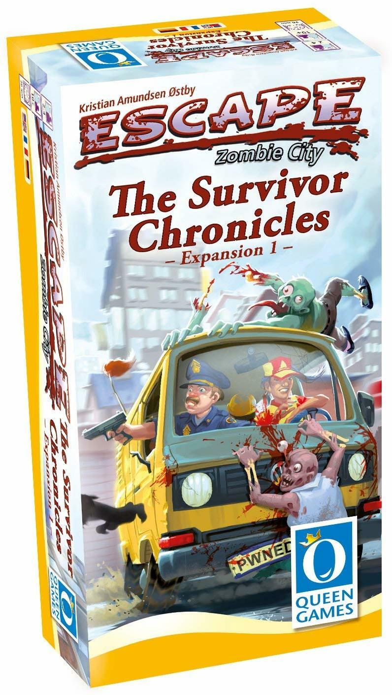 Escape: Zombie City - Expansion 1 - The Survivor Chronicles Cover 3d