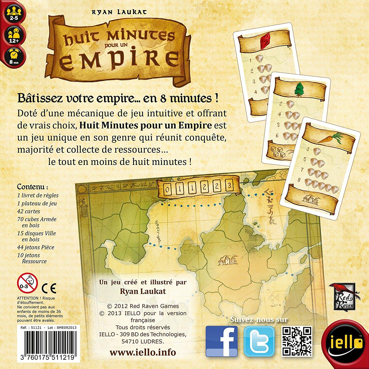 Huit Minutes pour un Empire Back