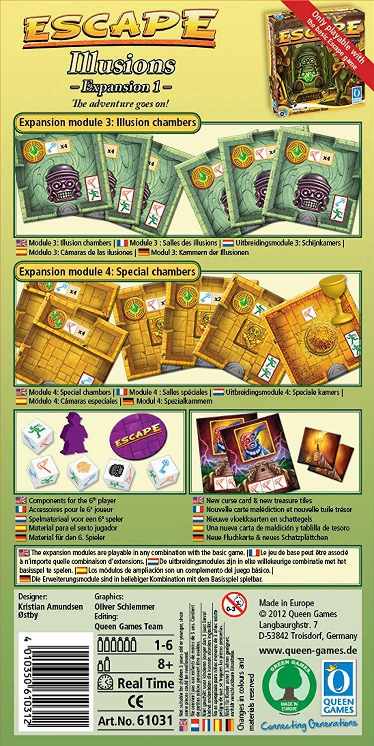 Escape: The Curse of the Temple - Expansion 1 - Illusions Back