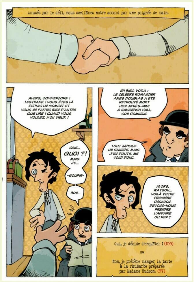 Sherlock Holmes: Livre 1 - La BD Dont Vous Êtes le Héros Page