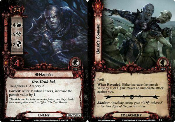 Le Seigneur des Anneaux: Le Jeu de Cartes - Deck Cauchemar - La Trahison de Saroumane Cartes