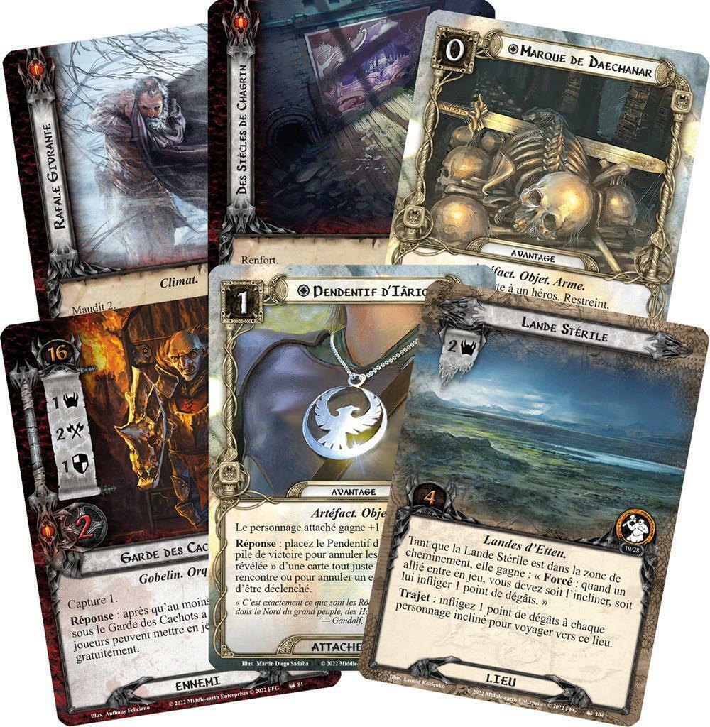 Le Seigneur des Anneaux: Le Jeu de Cartes - Le Réveil d'Angmar - Campagne Cartes