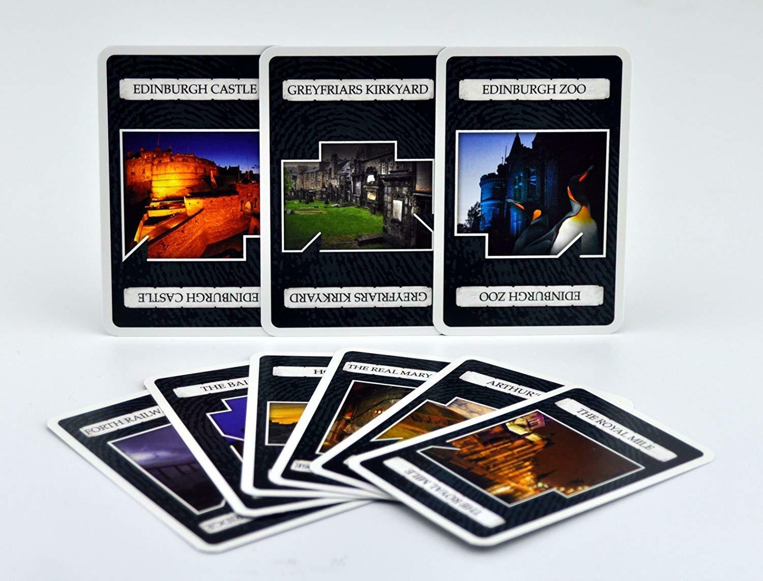 Cluedo: Edinburgh Edition Cartes