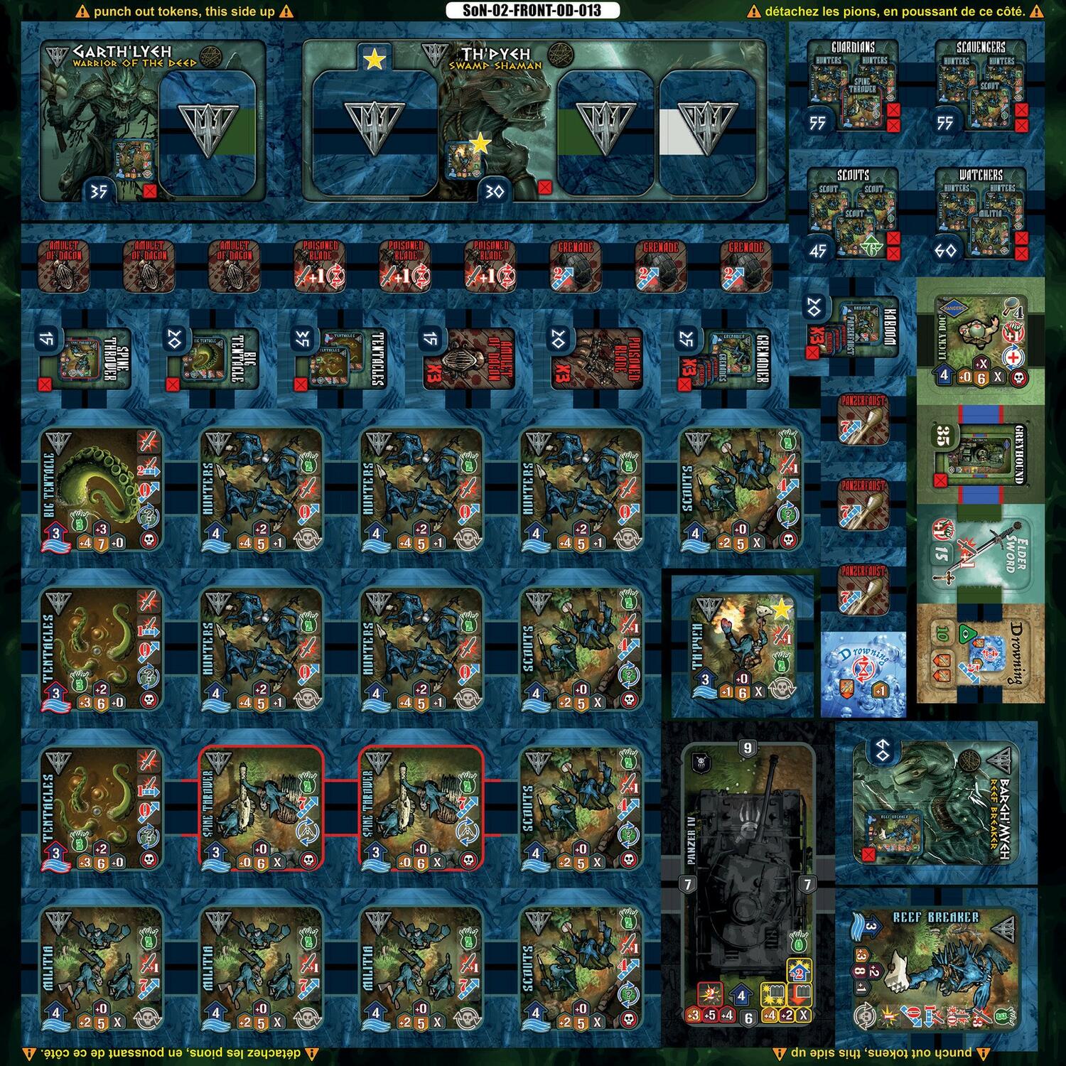 Shadows over Normandie Tuiles