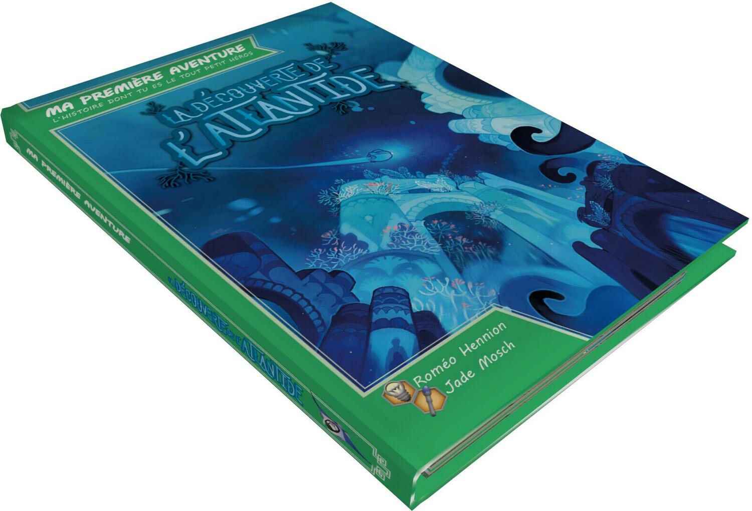 La Découverte de l'Atlantide Cover 3d